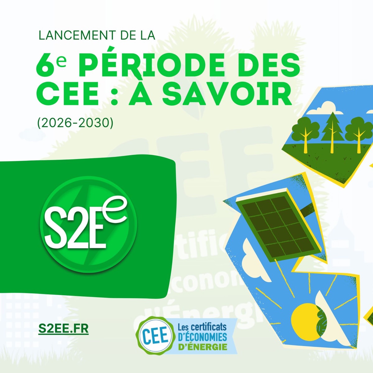 6ᵉ période des CEE (2026-2030) : un décret officiel qui change tout