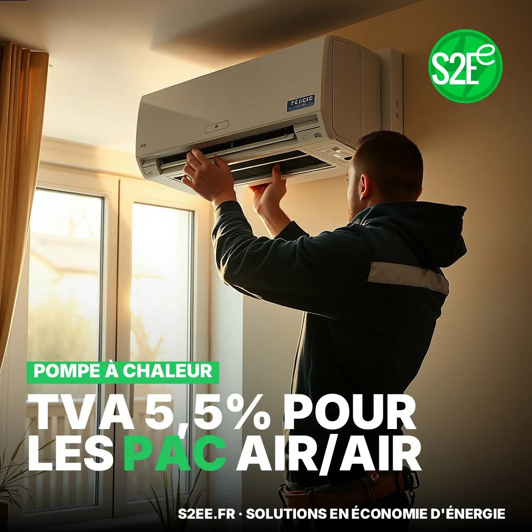 À partir du 1er septembre 2026, poser une pompe à chaleur air/air chez vous coûtera moins cher grâce à la TVA à 5,5 %.