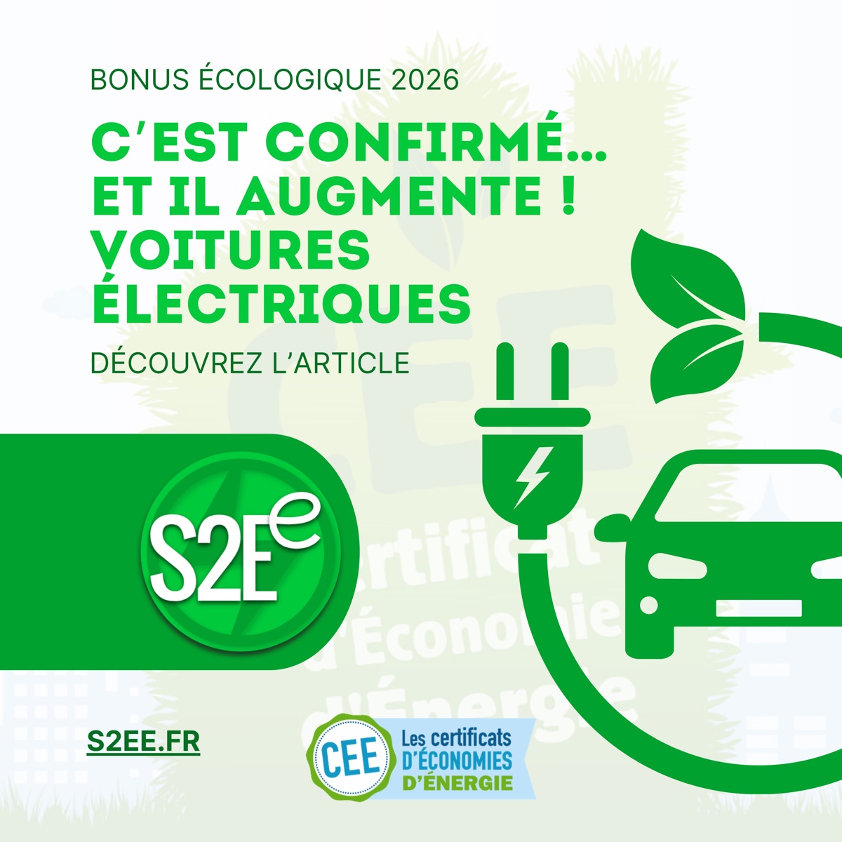 Bonus écologique 2026 : c’est confirmé… et il augmente !