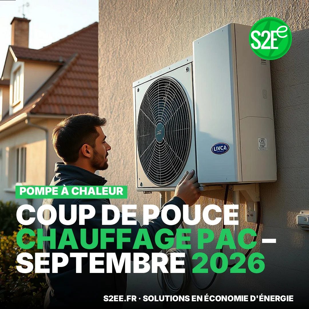 Coup de pouce Chauffage : évolutions prévues au 1er septembre pour les pompes à chaleur
