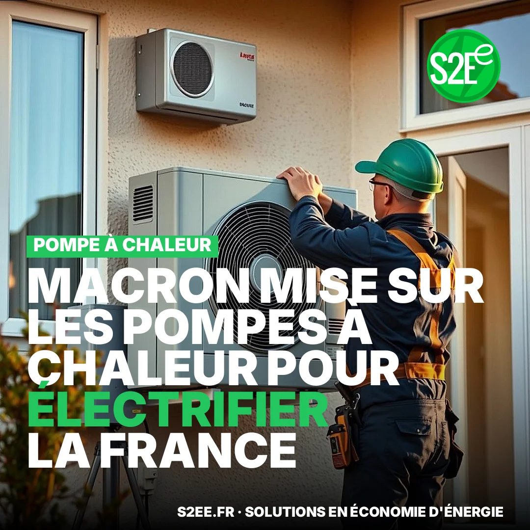 Emmanuel Macron a réaffirmé son cap : massifier l'installation de pompes à chaleur pour électrifier le chauffage des logements français.