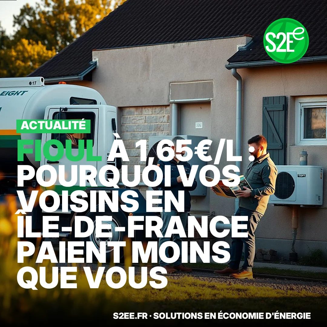 Fioul à 1,65€/L : pourquoi vos voisins en Île-de-France paient moins que vous ?