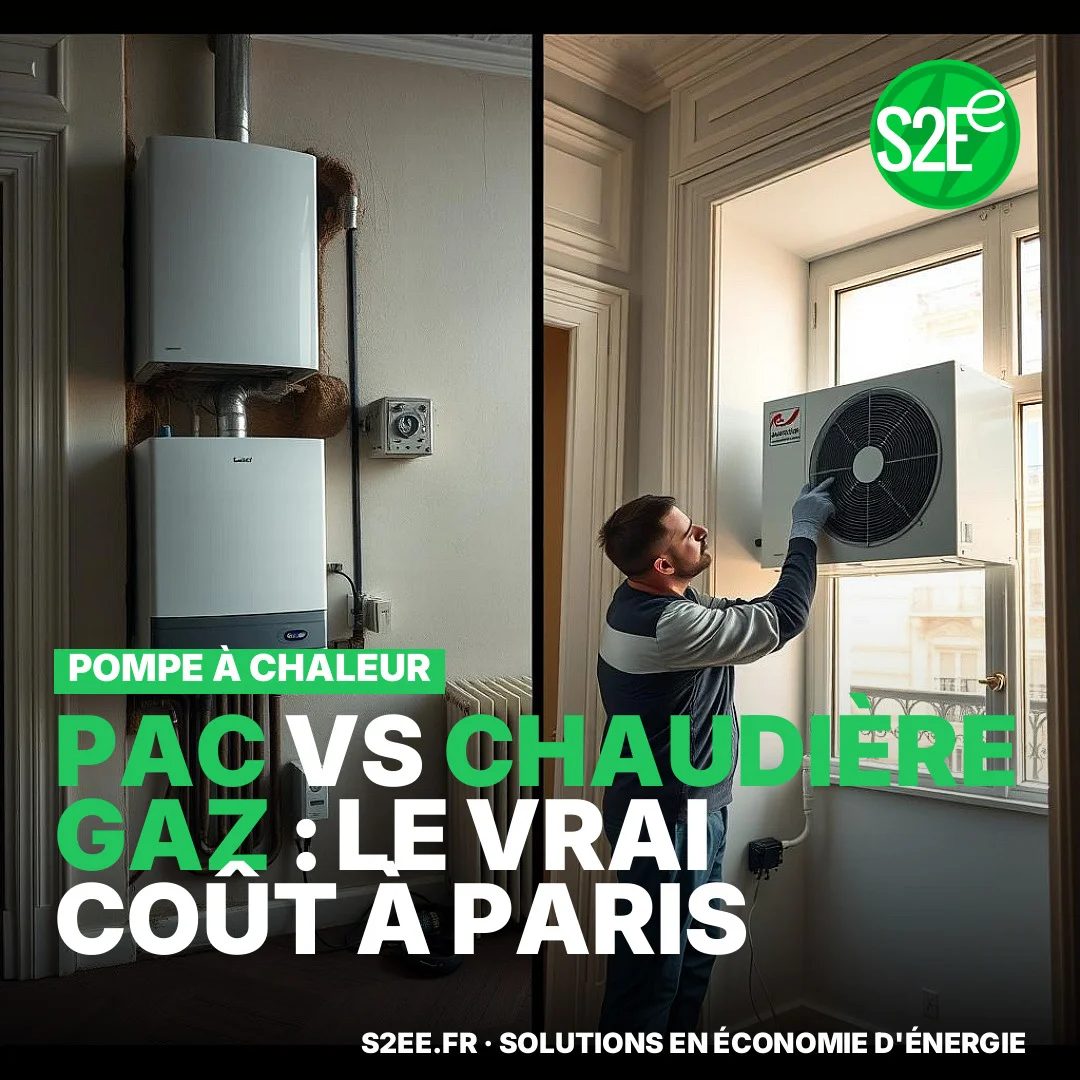 Installer une pompe à chaleur à Paris coûte-t-il vraiment plus cher qu'une chaudière à gaz ?