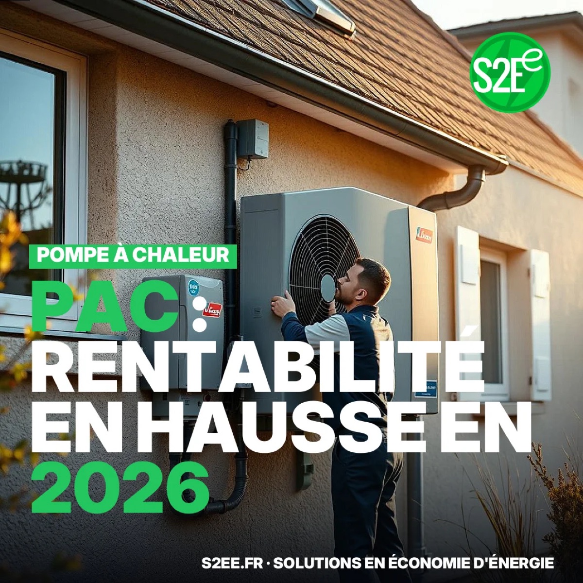 Installer une pompe à chaleur n'a jamais été aussi rentable qu'en 2026.