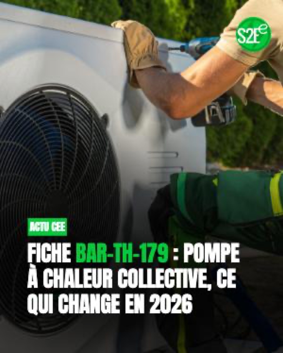 📢 La fiche BAR-TH-179 (issue de l’arrêté du 6 septembre 2025, publié au Journal Officiel) a remplacé la fiche BAR-TH-166 depuis le 1er janvi