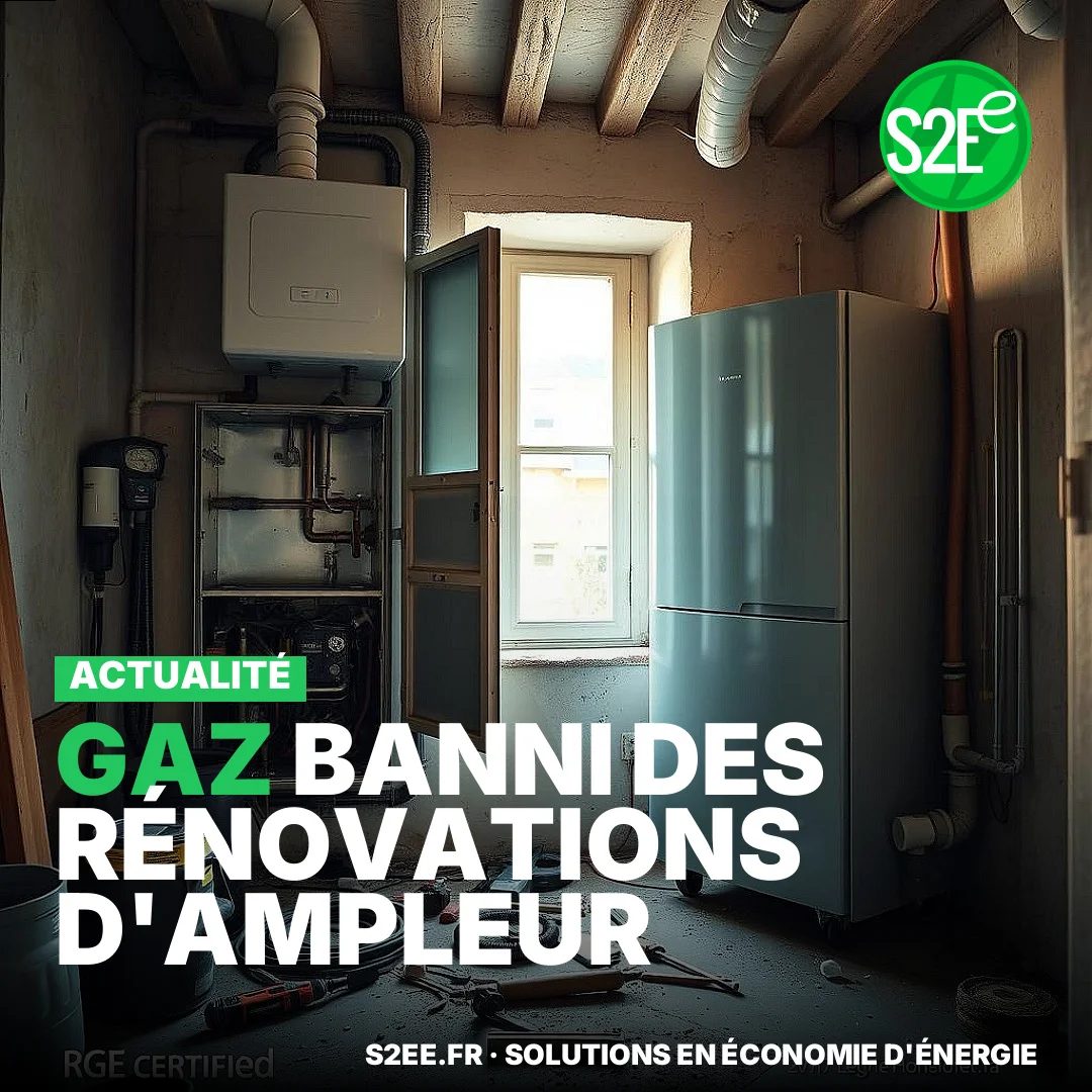 Le chauffage au gaz bientôt exclu de certaines rénovations d'ampleur avec MaPrimeRénov'