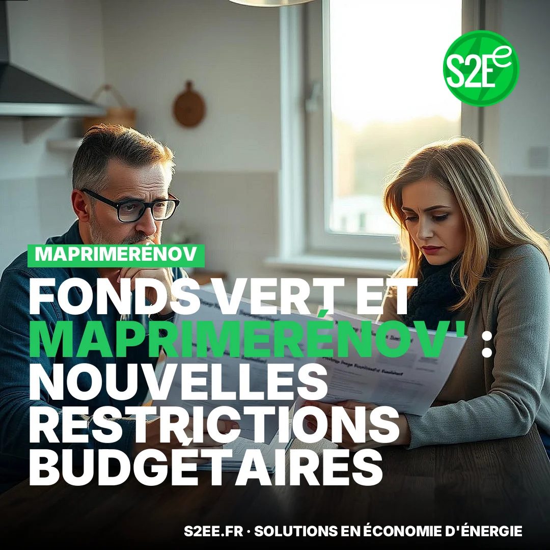 Nouvelles restrictions budgétaires sur le Fonds vert et MaPrimeRénov'