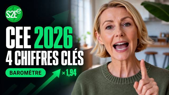 Vignette de la vidéo : CEE 2026, prix, contrôles et 4 chiffres clés — Baromètre S2EE